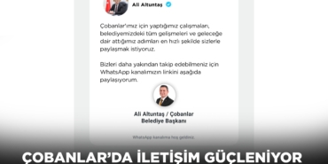ÇOBANLAR BELEDİYE SPOR’DAN BAŞKAN ALTUNTAŞ’A ANLAMLI ZİYARET