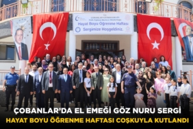 ÇOBANLAR BELEDİYE SPOR’DAN BAŞKAN ALTUNTAŞ’A ANLAMLI ZİYARET
