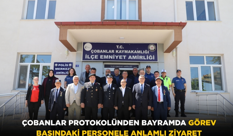 ÇOBANLAR BELEDİYE SPOR’DAN BAŞKAN ALTUNTAŞ’A ANLAMLI ZİYARET